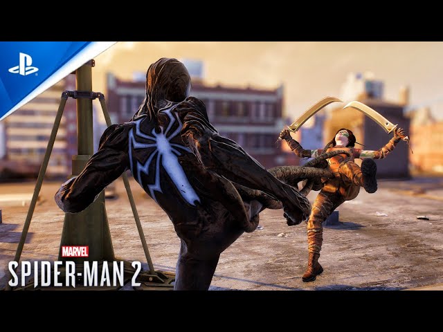 Symbiote Suit (MAX Level) - Epic Combat & Finishers Gameplay PART-2 | Marvel's Spider-Man 2 PS5
