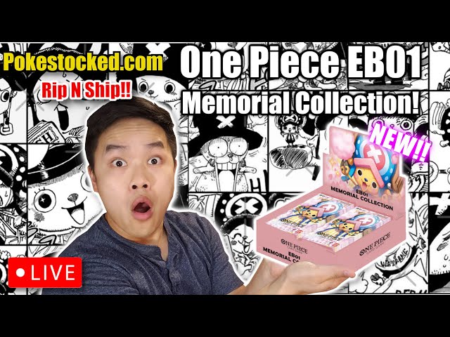 🔴 LIVE - MEMBER GIVEAWAYS - ONE PIECE MEMORIAL COLLECTION - MASK OF CHANGE  - JPN 151 - Q&A - HYPE!