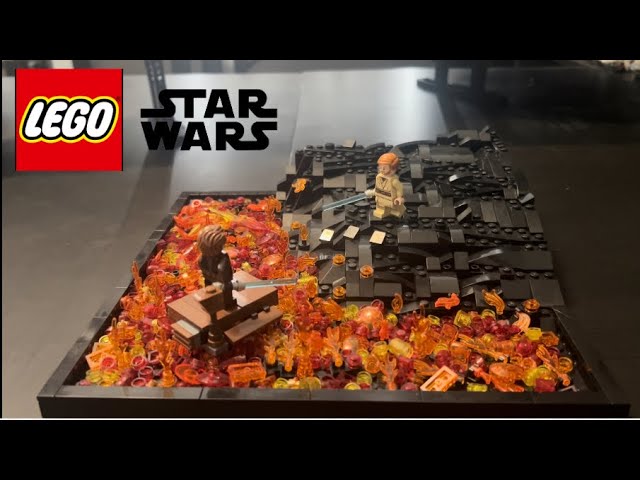 Lego Star Wars Anakin vs Obi Wan Moc!