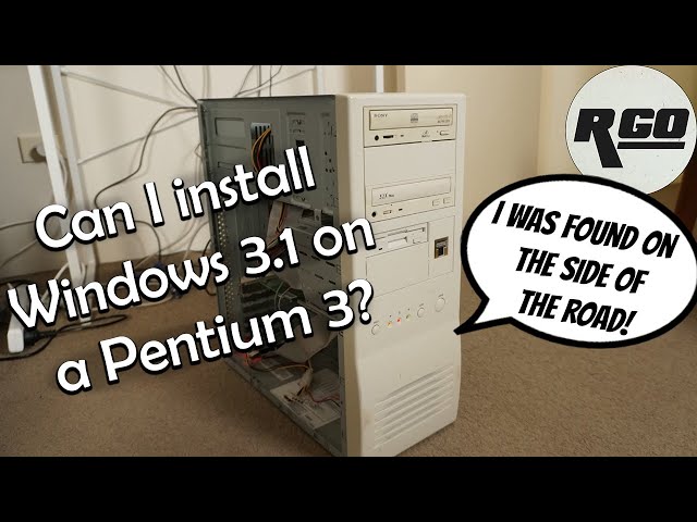 Installing Windows 3.1 on a Pentium 3? On a CF Card???