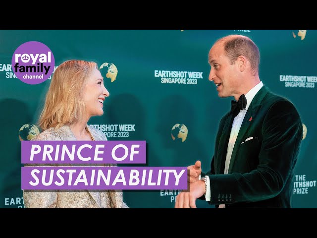 Prince William Rewears Velvet Blazer on Earthshot Prize Green Carpet
