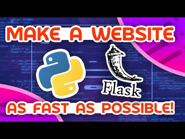 Make A Python Website As Fast As Possible!
