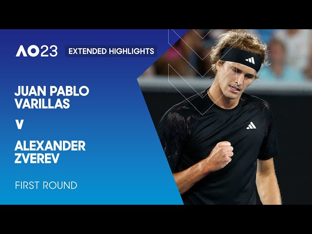 Juan Pablo Varillas v Alexander Zverev Extended Highlights | Australian Open 2023 First Round