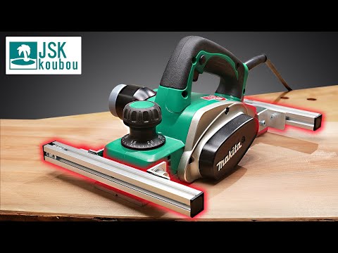 3 in 1 Hack an electric hand planer jigs / Three amazing bench top jointers