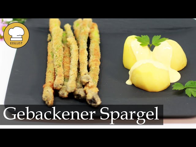 GEBACKENER SPARGEL mit Blitz Hollandaise - einfach, köstlich, kalorienarm und vegetarisch