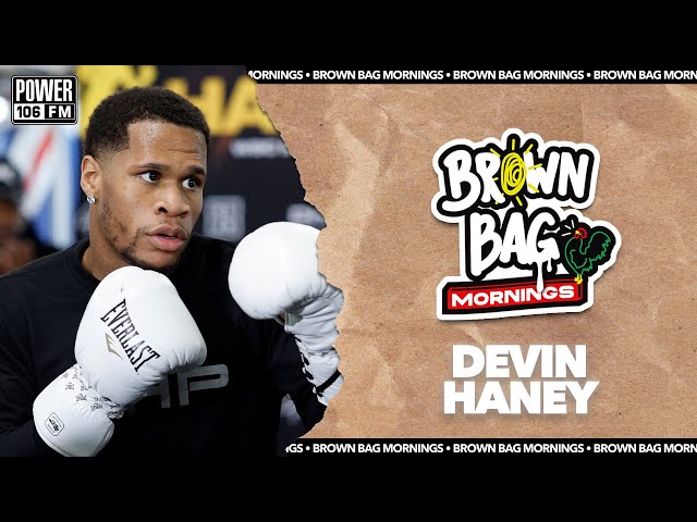 Devin Haney Talks Ryan Garcia Fight Drama & The Big 3 Hip Hop Debate
