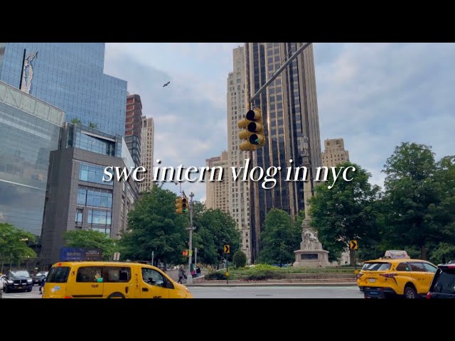 new york city swe intern vlog | my very first day of work at a tech company | kellygraphy