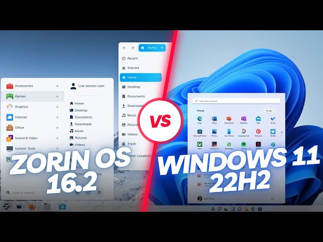 ZorinOS 16.2 VS Windows 11 22H2 (RAM Consumption)