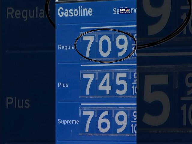 A #Chevron station in #MenloPark is charging $7.09 per gallon for regular #gas • #BayArea