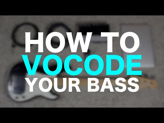 How to Vocode your Bass [ AN's Bass Lessons #30 ]