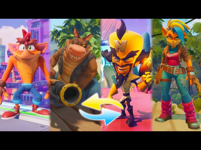 Crash 4 Character Swapper - Playing on maps with different characters (Crash Bandicoot 4 Mod)