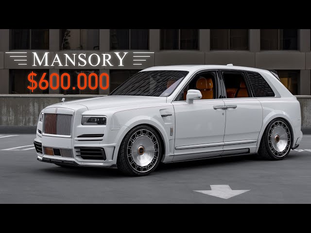 $600,000 MANSORY Cullinan w/ the NEWEST 24" FORGED MANSORY wheels. Not your typical ext trim color!