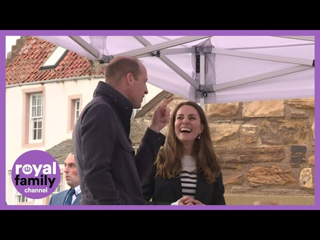 Prince William and Kate Bump into Old University Chum in Pittenweem