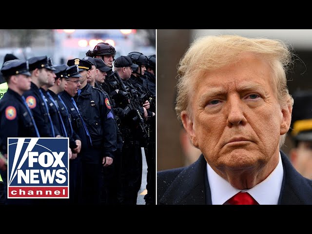 Trump sounds off on 'lack of respect' for police after NYPD officer's funeral