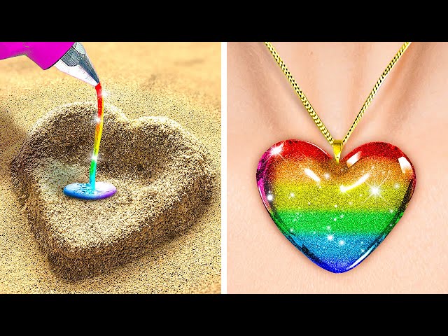 GENIUS DIY CRAFTS || Homemade Jewelry and 3D Pen vs Hot Glue by 123 GO! Series