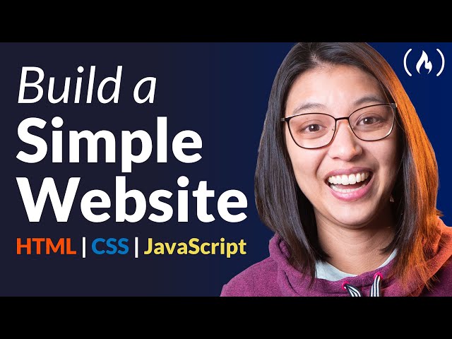 Build a Simple Website with HTML, CSS, JavaScript – Course for Beginners