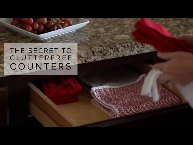 The Secret To Keeping Your Kitchen Counter Clutterfree For Good