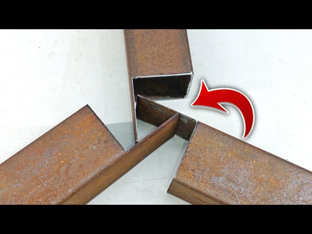 Square tube cutting trick // box bar cutting idea