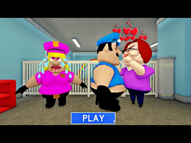 SECRET LOVE | Cop Bruno FALL IN LOVE WITH BETTY NURSERY? SCARY OBBY ROBLOX #roblox #obby