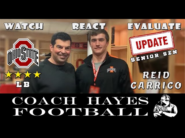Ohio State 2021 signee is murdering dudes - Reid Carrico Updated Highlights (WRE)