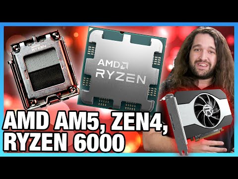 AMD Ryzen 6000 CPUs, AM5 Socket, Zen 4, R7 5800X3D, & RX 6500 XT