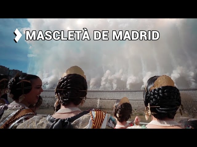 Así ha sido la mascletà de Madrid