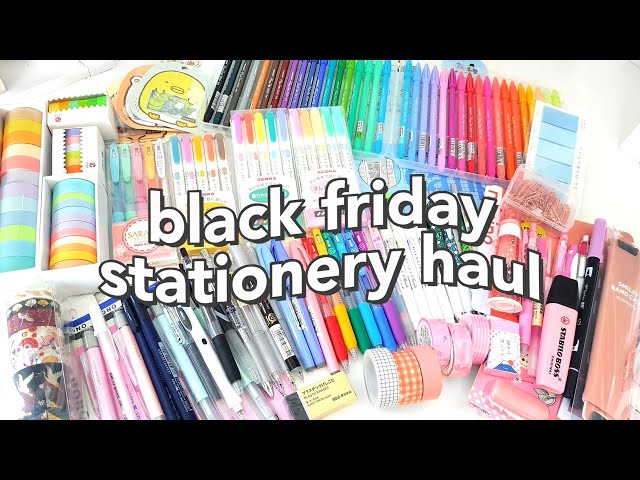 Black Friday Stationery Haul | Stationery Pal 🖤