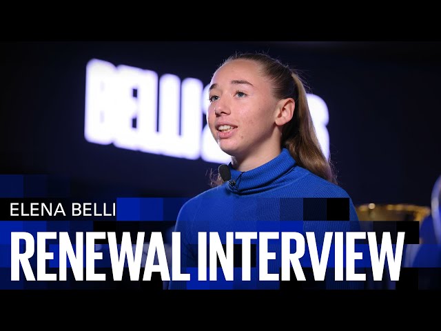 ELENA BELLI | EXCLUSIVE INTER TV RENEWAL INTERVIEW | #Belli2026 #InterWomen ⚫🔵