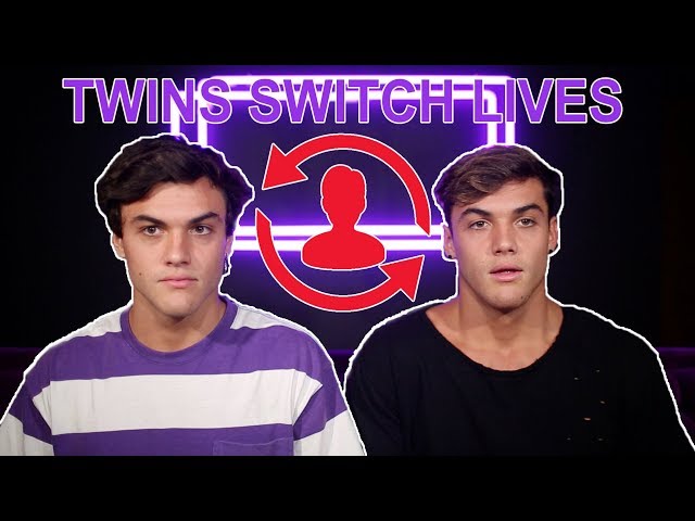 TWINS SWITCH LIVES FOR A DAY