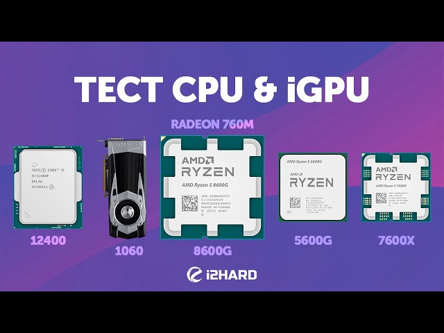 R5 8600G. Тест CPU и iGPU. — 8600G vs 5600G vs GTX 1060 vs 12400 vs 7600X