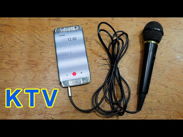 How to make big Microphone for Sing Karaoke on smart Phone by Tech Record