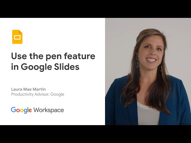 How to use the pen feature in Google Slides