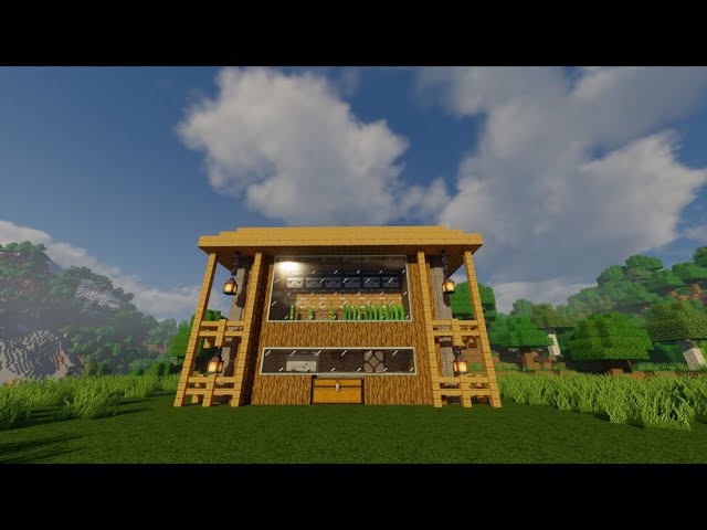 ⚒️ Minecraft: How to Build [#5]Simpe sugar cane /bamboo farm[ 사탕수수/대나무]