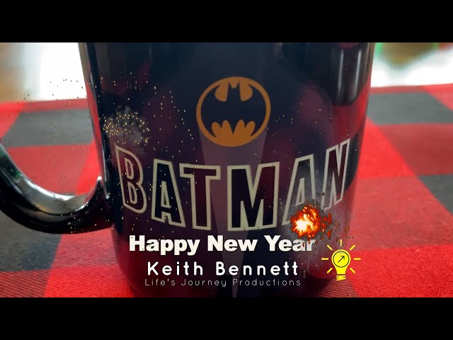 HAPPY NEW YEAR 2022 & MY NEW BATMAN MUG!