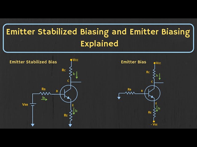 Transistor Biasing: Emitter Stabilized Bias and Emitter Bias Configuration Explained