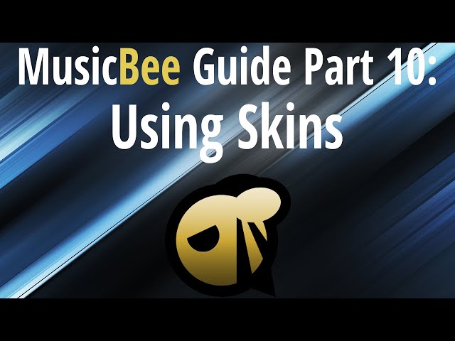MusicBee Guide Part 10: Using Skins