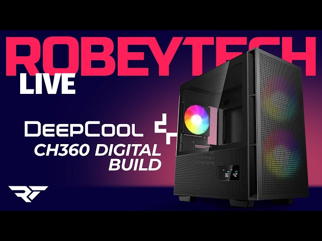 $1600 Build in DeepCool CH360 Digital with Benchmarks (7600x / RX 7800 XT)