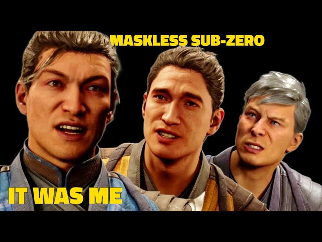 MK1 Maskless SubZero Lets His Father Die CONFIRMED (All Mention of Betrayal & Father  - All Intros )