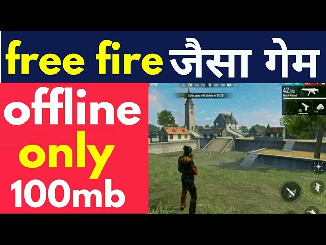 best offline game like free fire battleground,free fire jaisa offline game ||techno akshay ||