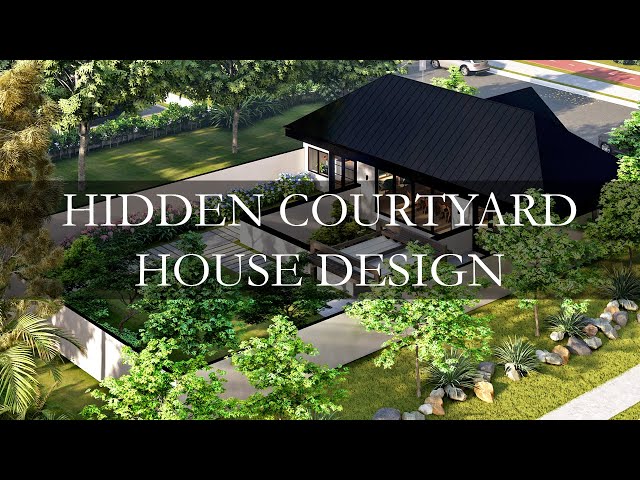 Hidden Courtyard House Design