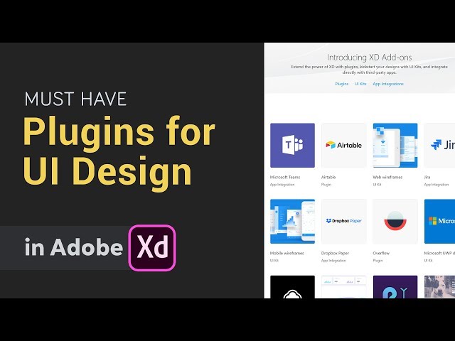 Must have plugins in Adobe XD → 5 Plugins for UI Design