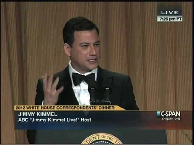 Jimmy Kimmel Roasting at the 2012 White House Correspondents' Dinner