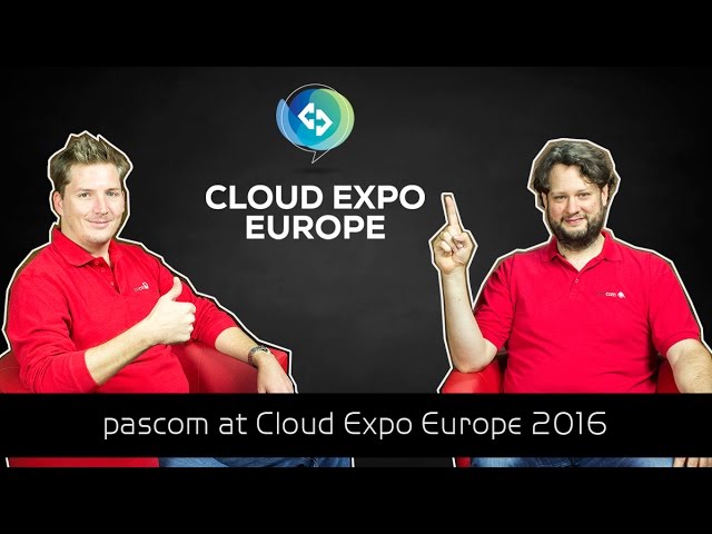 pascom at Cloud Expo Europe 2016 [english]