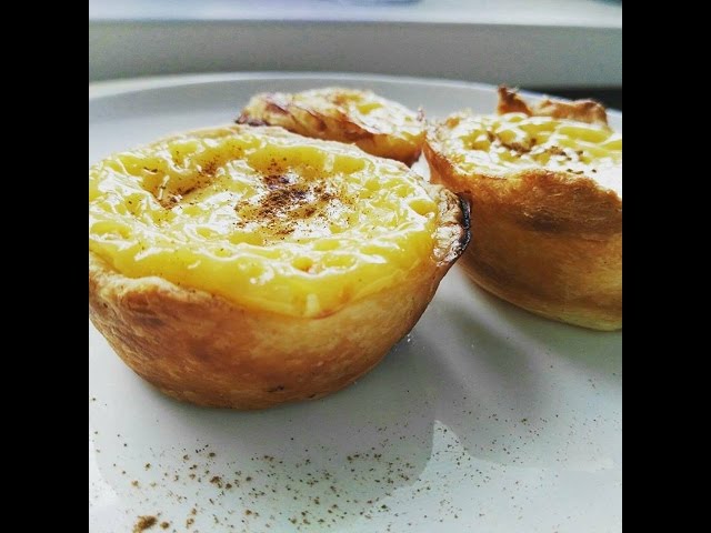 Portugalské koláčky - Pastéis de nata ! | Videorecept | CZ/SK HD recipe