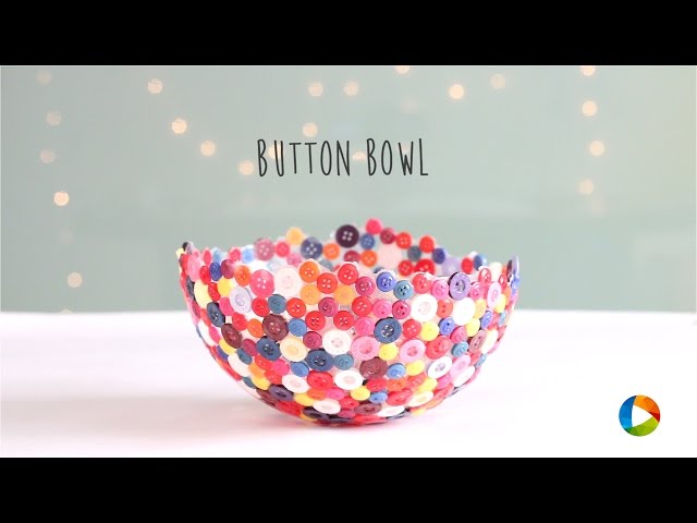 How to make Button Bowl | Do It Yourself | Hobby