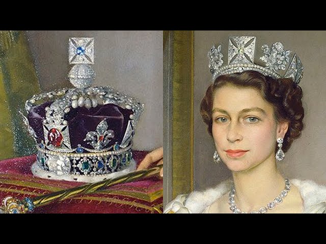 What can you see hidden in James Gunn's portrait of Her Majesty The Queen?