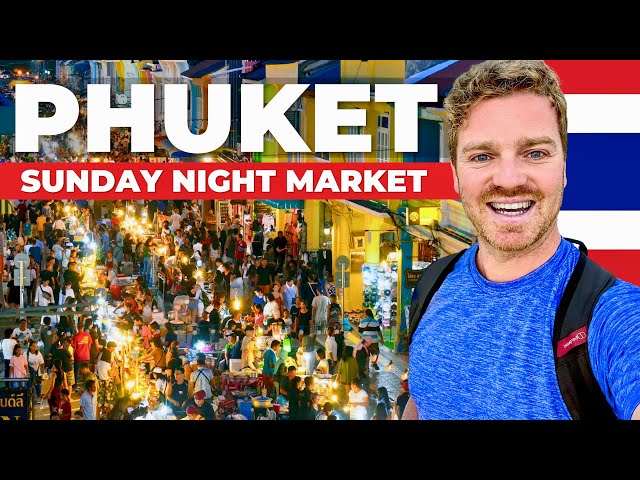 Phuket Sunday Night Market 🇹🇭 Top Street Food In Phuket Old Town Market