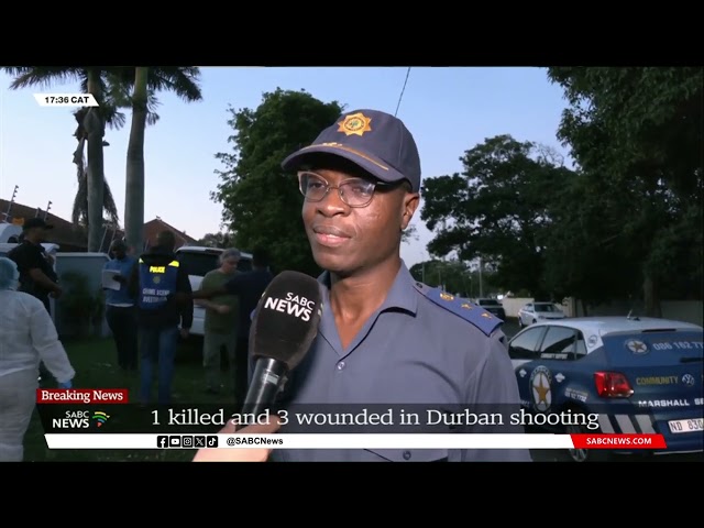 BREAKING NEWS | One person killed, three wounded in Durban shooting