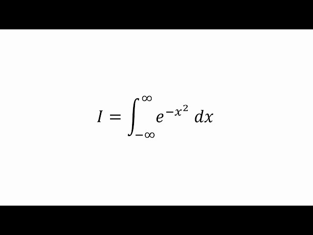 The Gaussian Integral