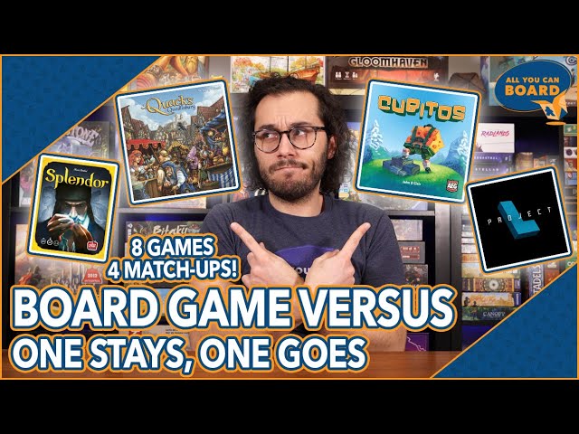 Board Game Versus | 8 Games, 4 Matchups! | If I had to Keep 1 and Get Rid of the Other...
